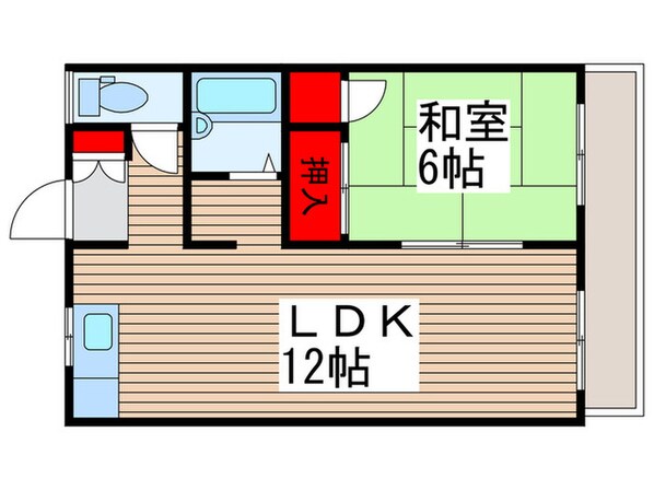 チャピーハイムの物件間取画像